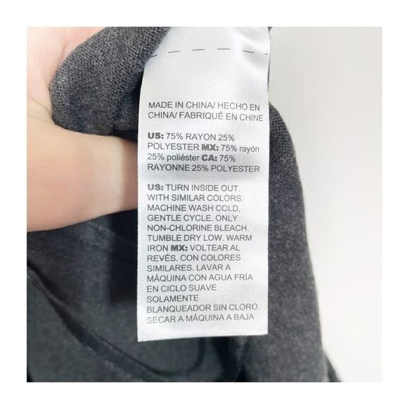 Chico's Sweater Womens Pullover Studded Bateau Neck Gray Ladies Medium NEW - Picture 7 of 7